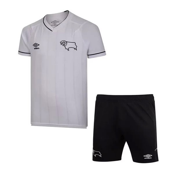 Maillot Football Derby County Domicile Enfant 2020-21 Blanc